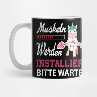 Unicorn Muscles Weightlifting Mug